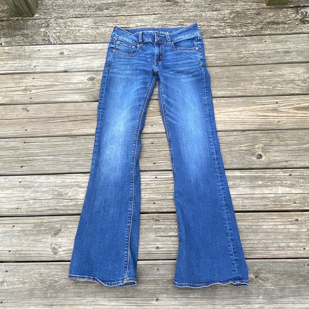 SOLD 💲American Eagle Outfitters Jeans Super Stretch boot cut - Picture 2 of 13